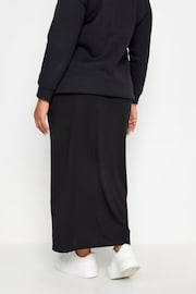 Yours Curve Black Ribbed Skirt - Image 2 of 3