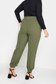 Yours Curve Green Cargo Scuba Joggers - Image 2 of 4