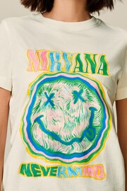 Ecru Nirvana License Band T-Shirt - Image 4 of 6