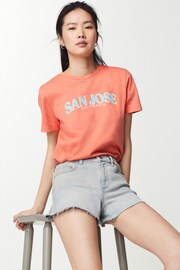 San Jose Beach City Short Sleeve Crew Neck T-Shirt - Image 1 of 6