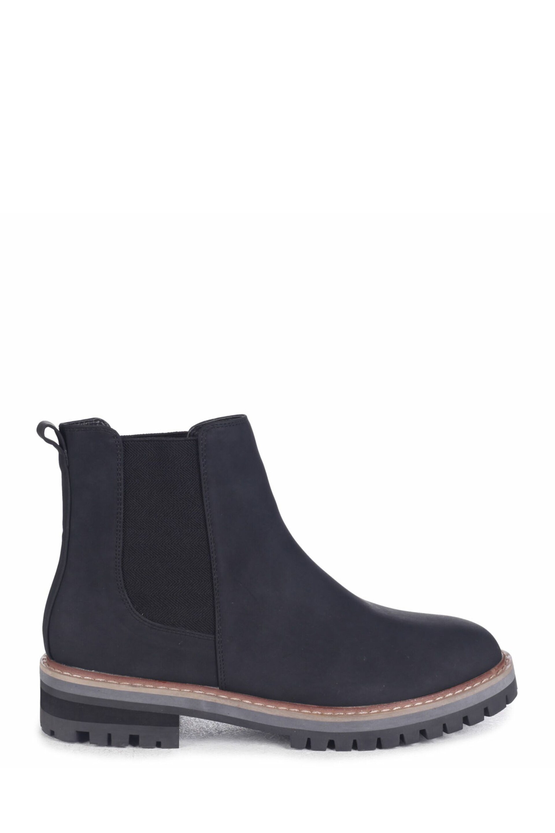 Linzi Black Classic Pull On Casual Chelsea Boots - Image 2 of 4