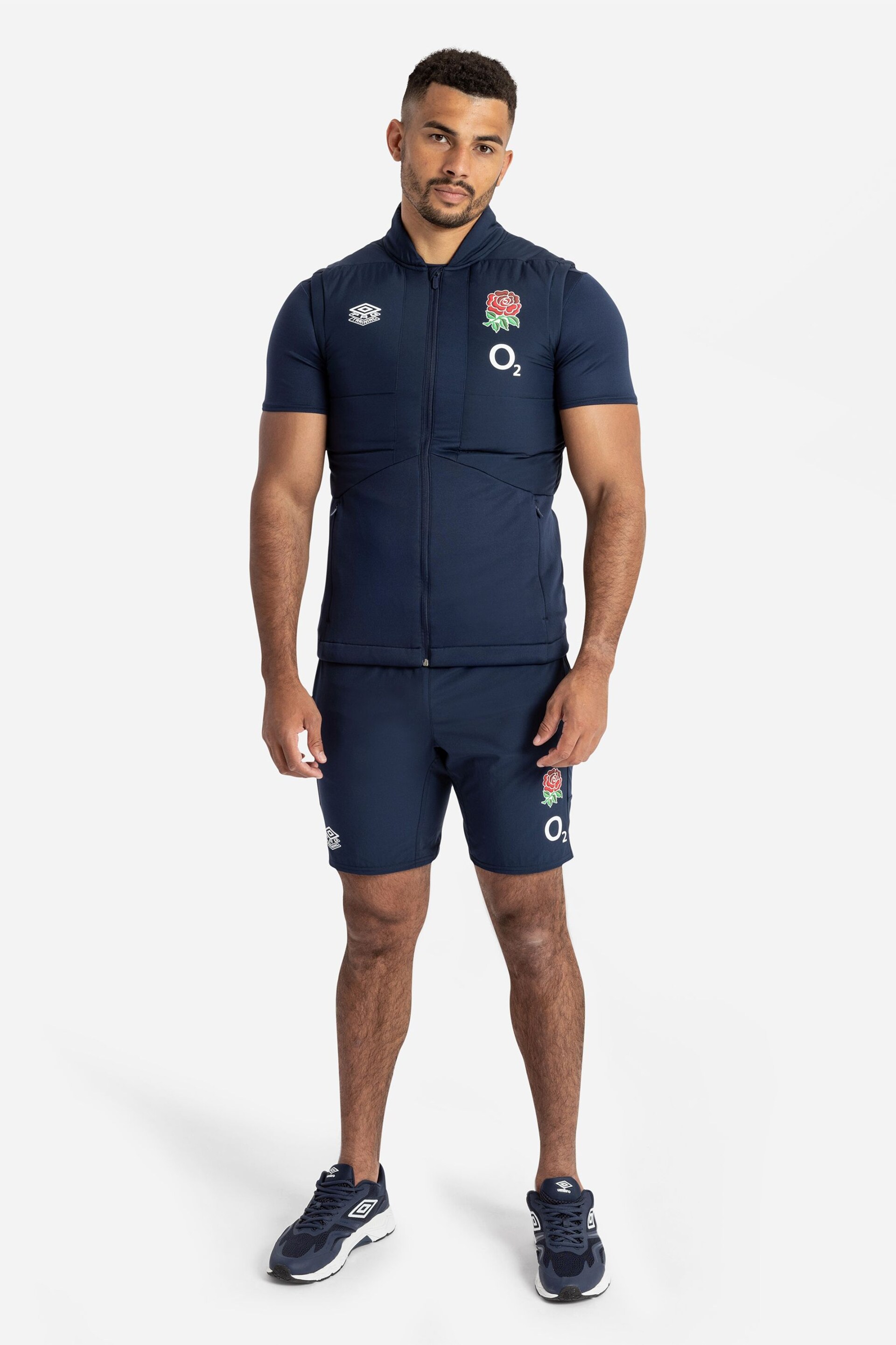 Umbro Navy England Rugby Gilet - Image 3 of 3