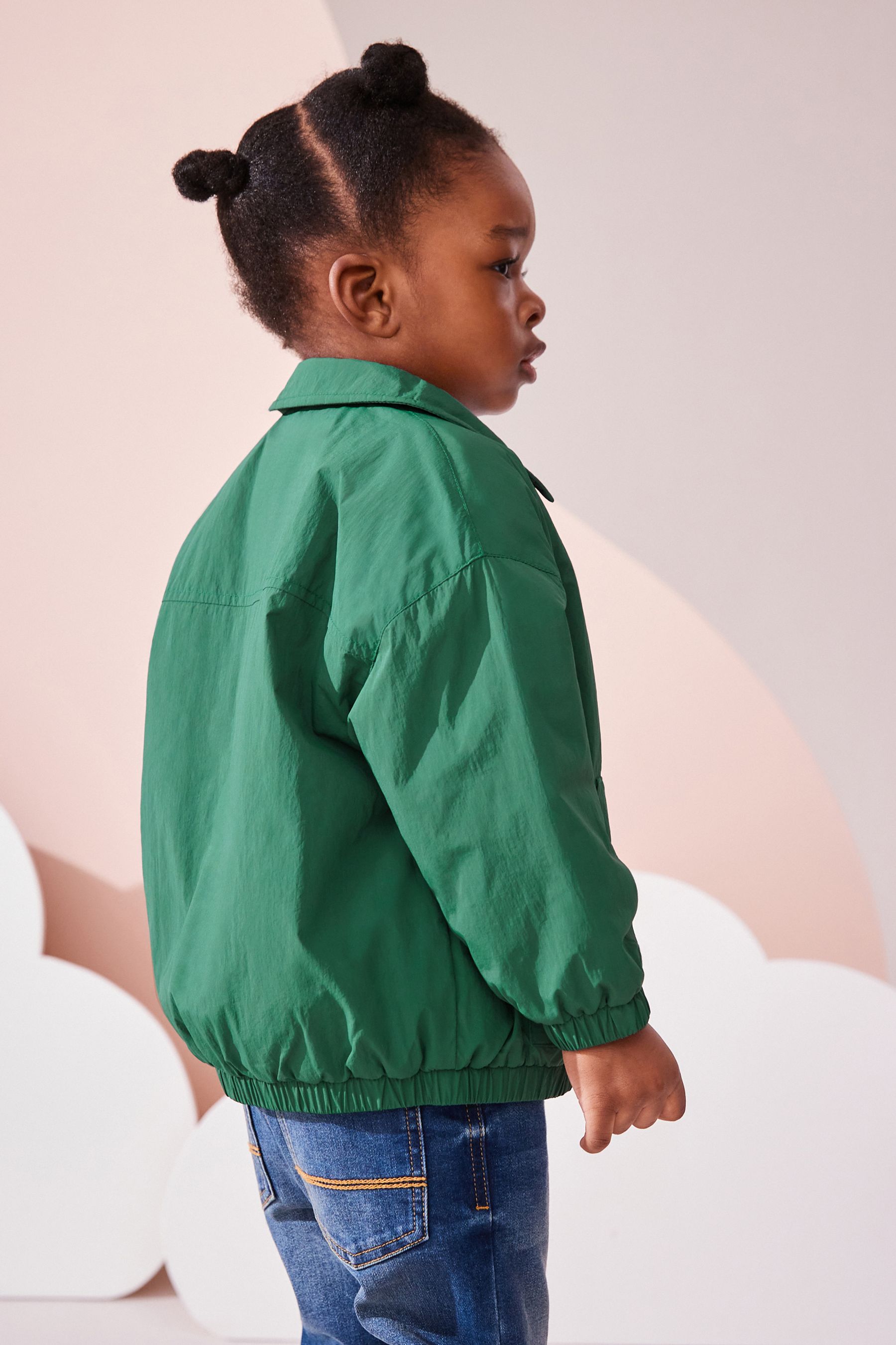 Green coach jacket discount