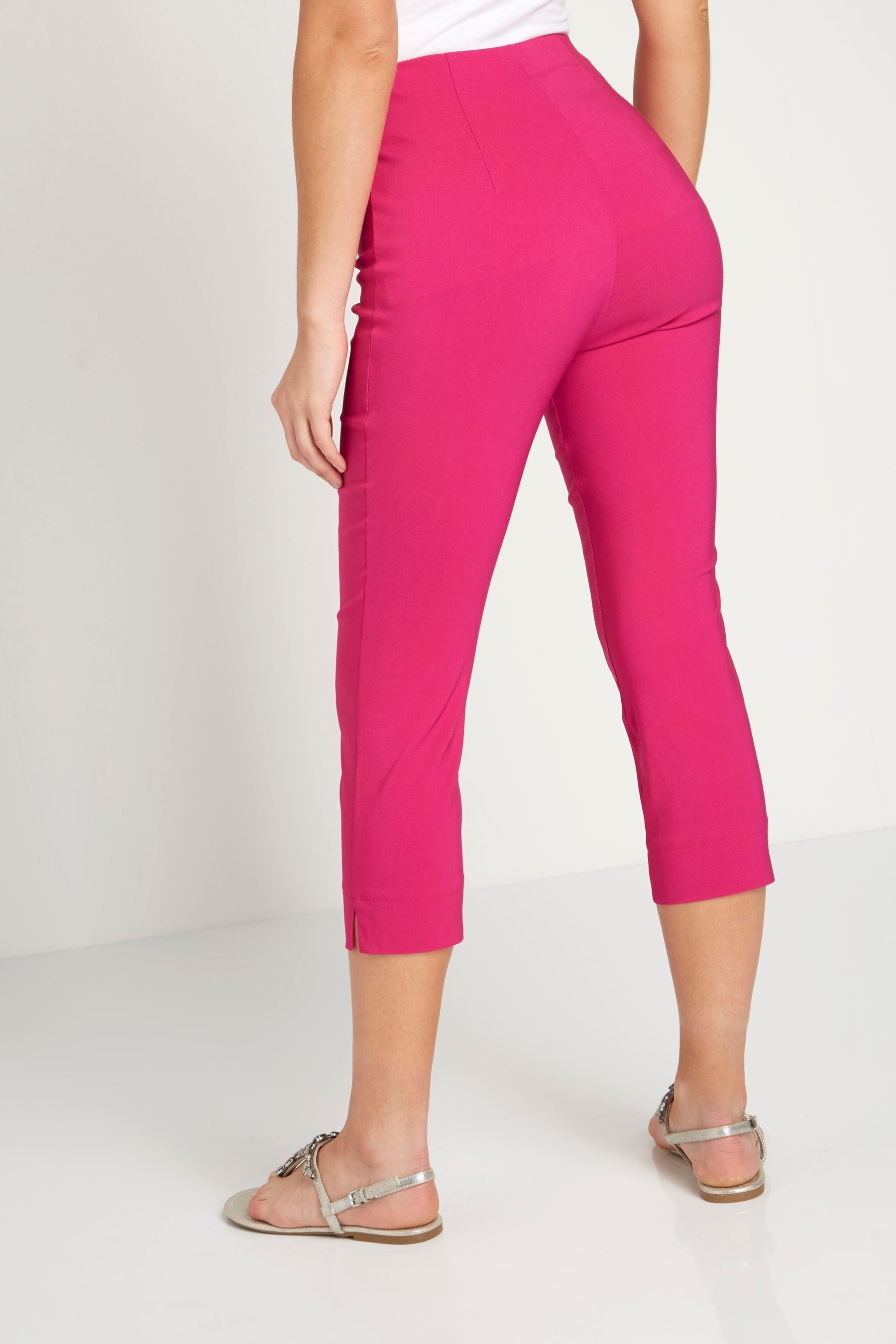 Roman cropped stretch trousers top