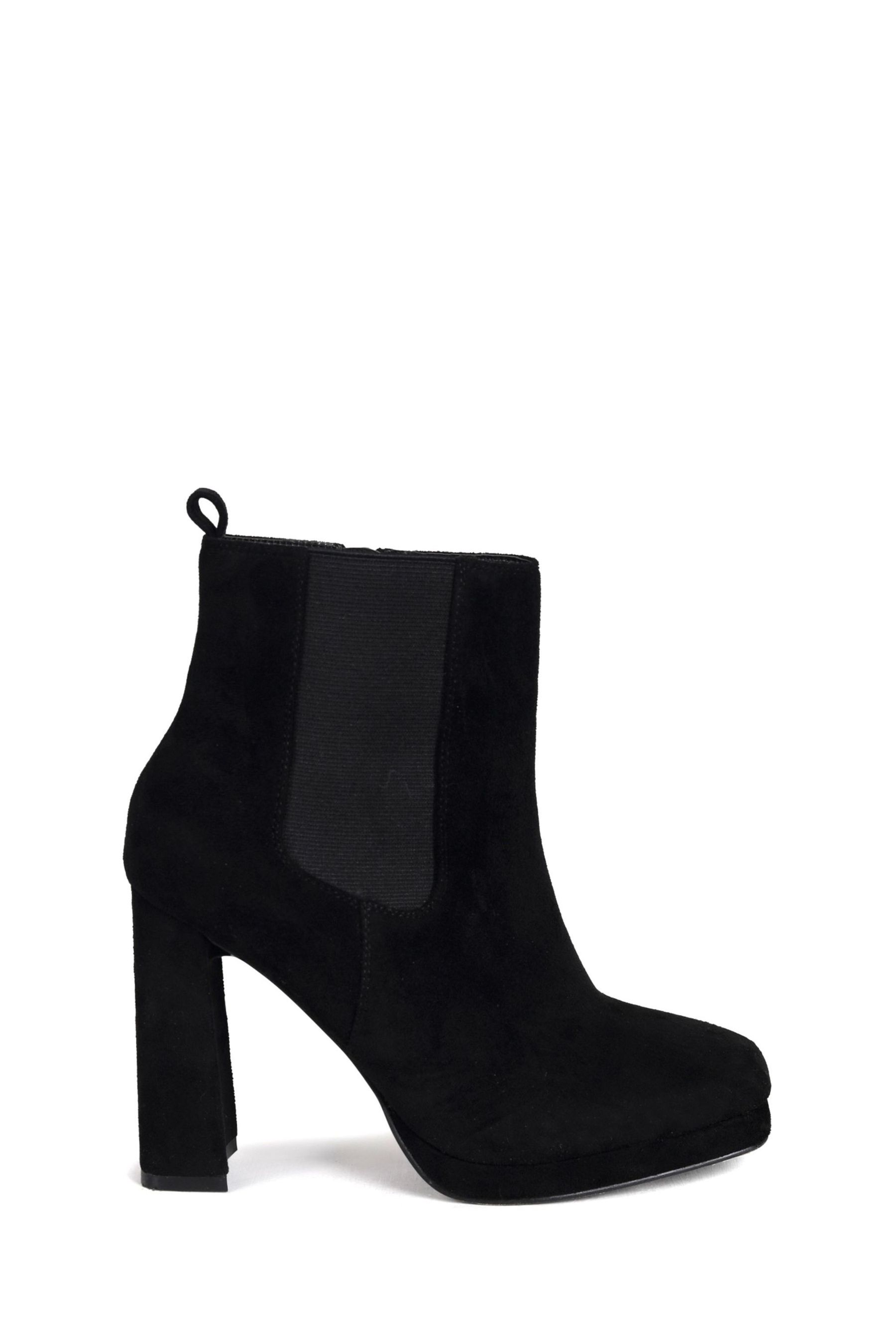 Buy Linzi Black Kaci Platform Block Heeled Ankle Boots from the Next UK online shop