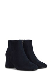 Linzi Blue Verse PU Block Heeled Ankle Boots - Image 4 of 5