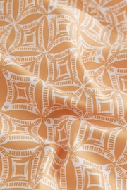 Orange Geo Tile Regular Fit Printed Swim Shorts - Image 10 of 12