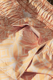 Orange Geo Tile Regular Fit Printed Swim Shorts - Image 12 of 12