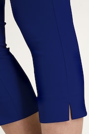 Roman Dark Blue Ground Cropped Stretch Trousers - Image 4 of 4