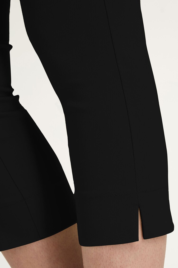 Roman Black Cropped Stretch Trousers - Image 4 of 4