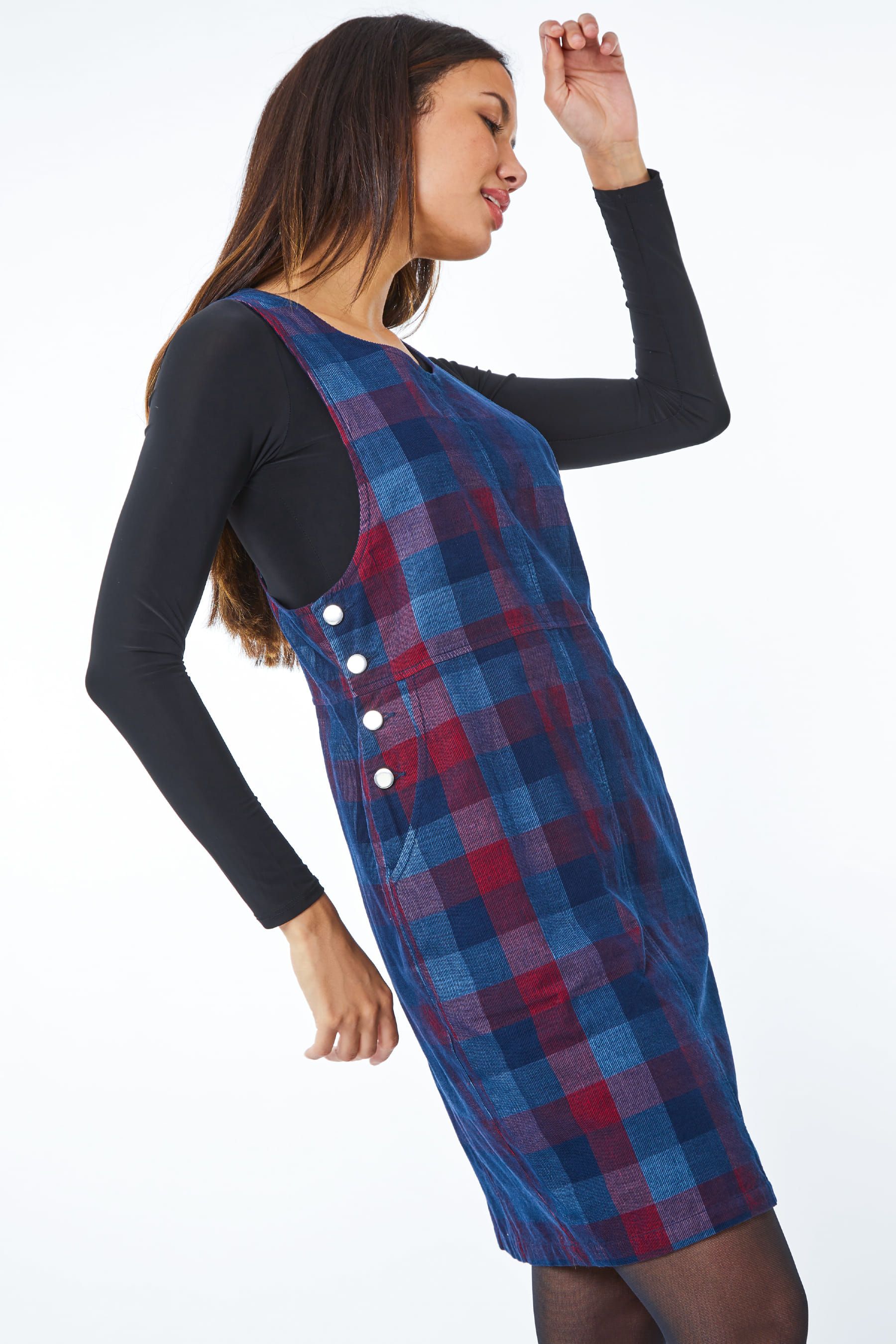 Corduroy pinafore dress uk best sale