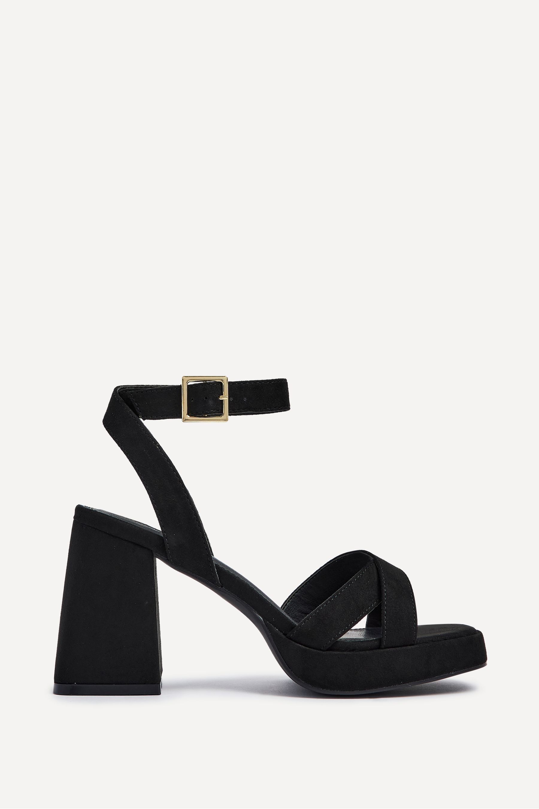 Next black sandals heels top