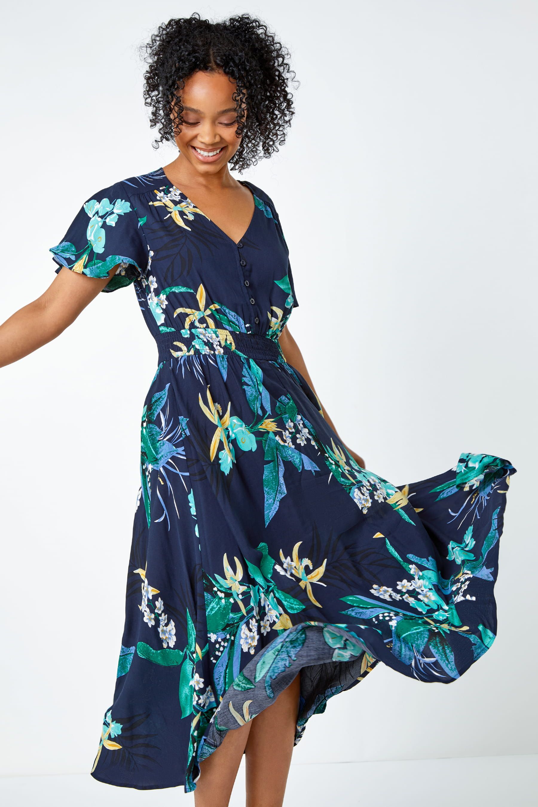 Petite midi dress uk sales