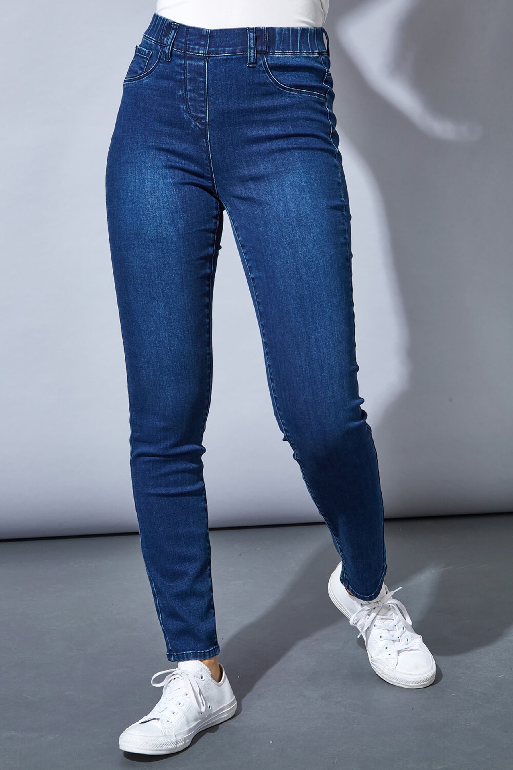 Buy Roman Blue Originals Full Length Denim Jeggings from the Next UK online shop