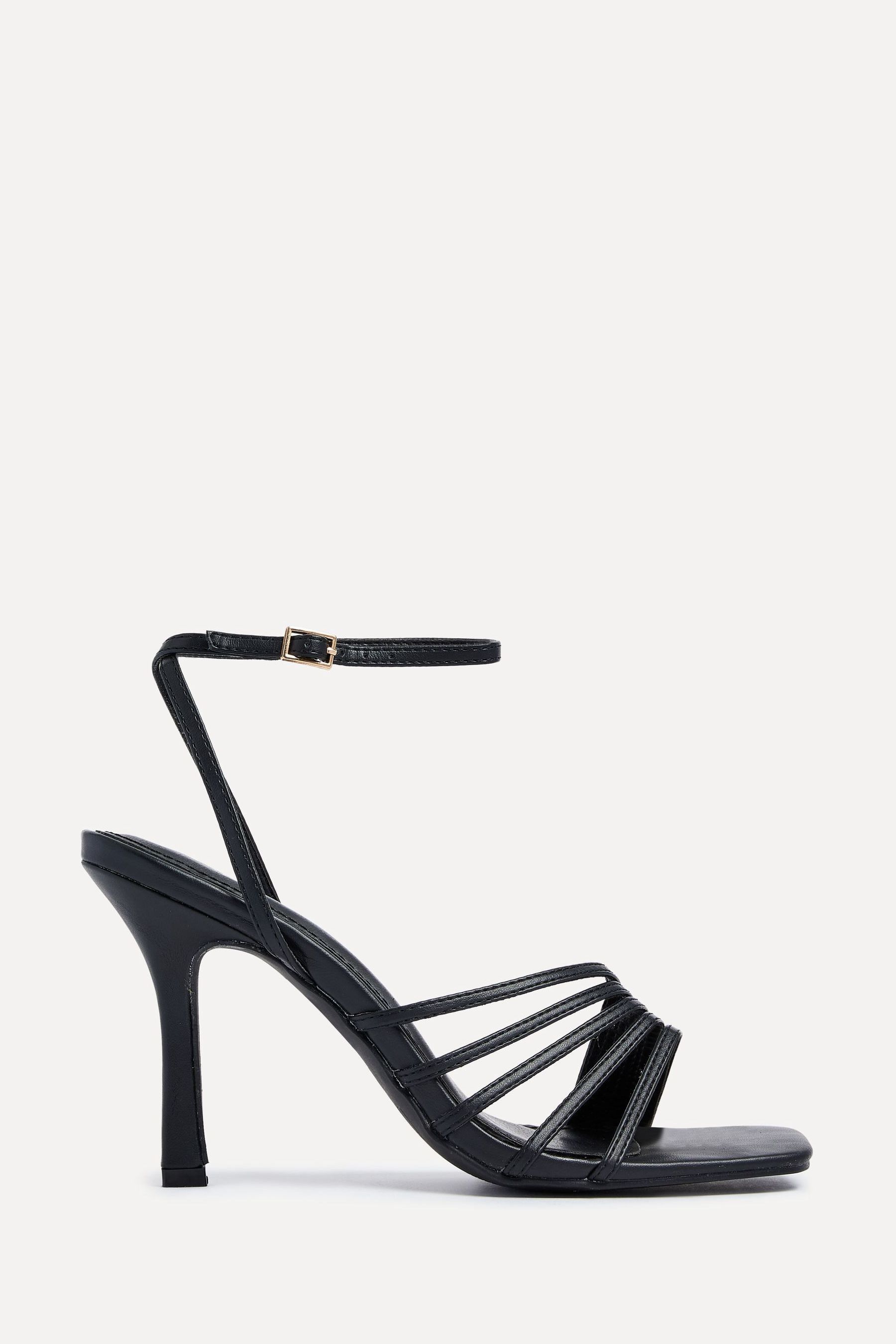 Buy Linzi Black Phoebe Open Toe Strappy Stiletto Heeled Sandals from the Next UK online shop