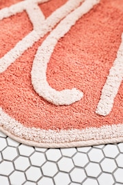 Pink Peach Bath Mat - Image 2 of 3