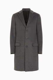 AllSaints Grey Hal Coat - Image 10 of 10