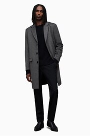 AllSaints Grey Hal Coat - Image 6 of 10