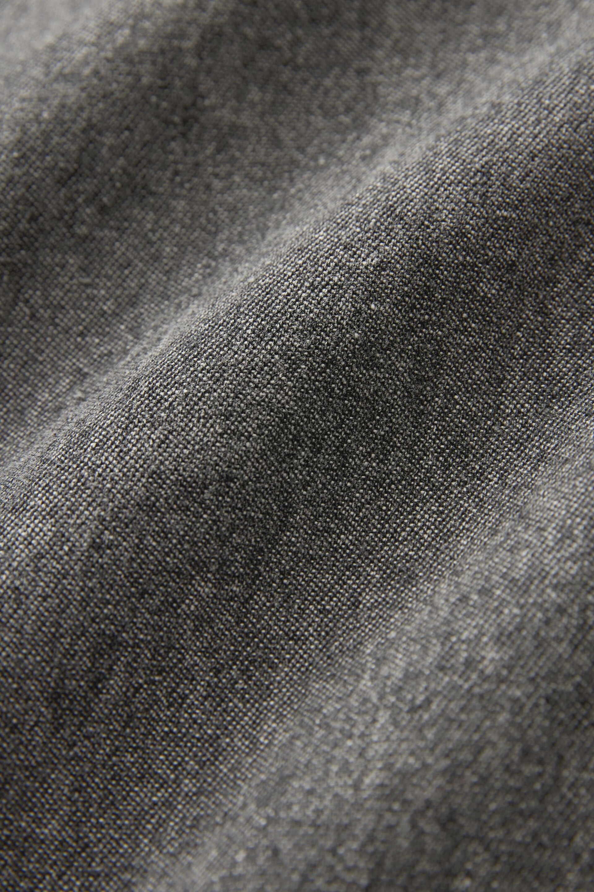 Grey Denim Short Sleeve Shirt - Image 8 of 8