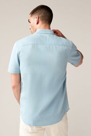 Blue Denim Short Sleeve Shirt - Image 3 of 8