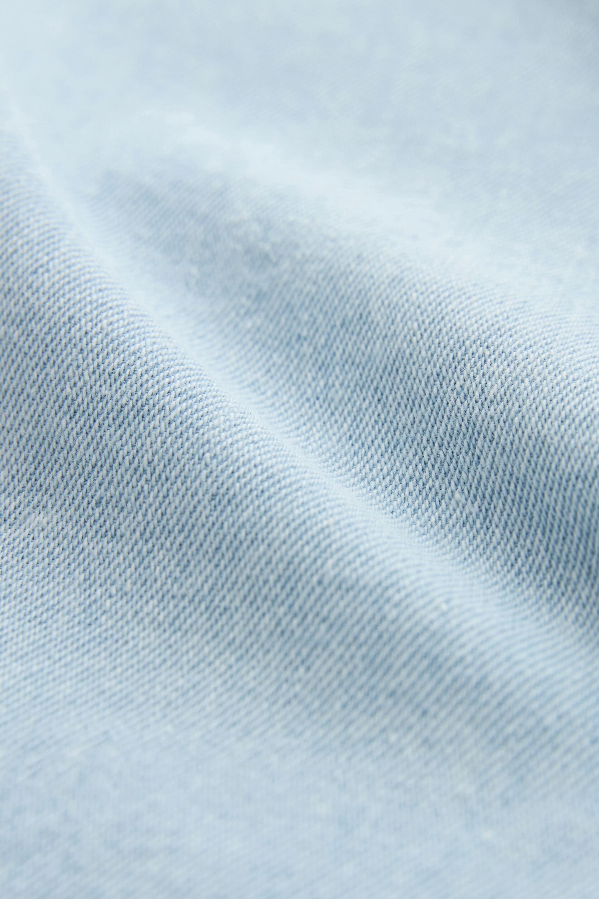 Blue Denim Short Sleeve Shirt - Image 8 of 8