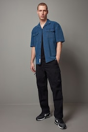 Blue Denim Twin Pocket Short Sleeve Shirt - Image 2 of 8