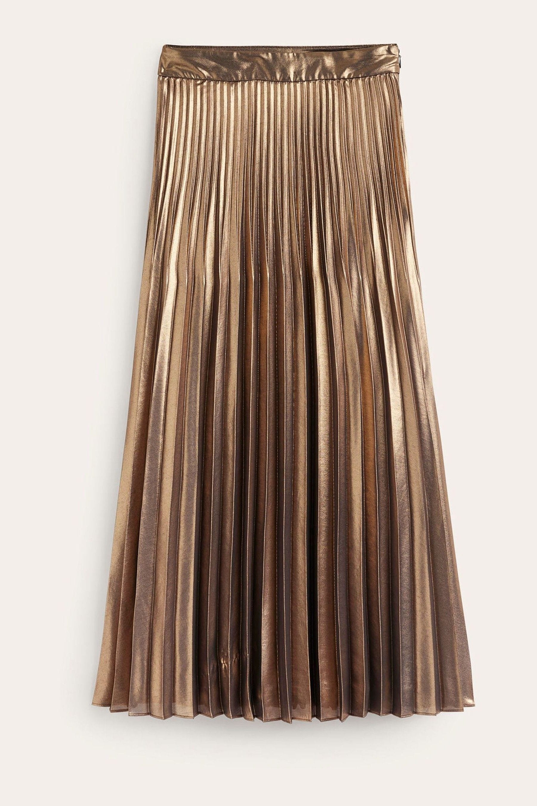 Next metallic pleated skirt clearance