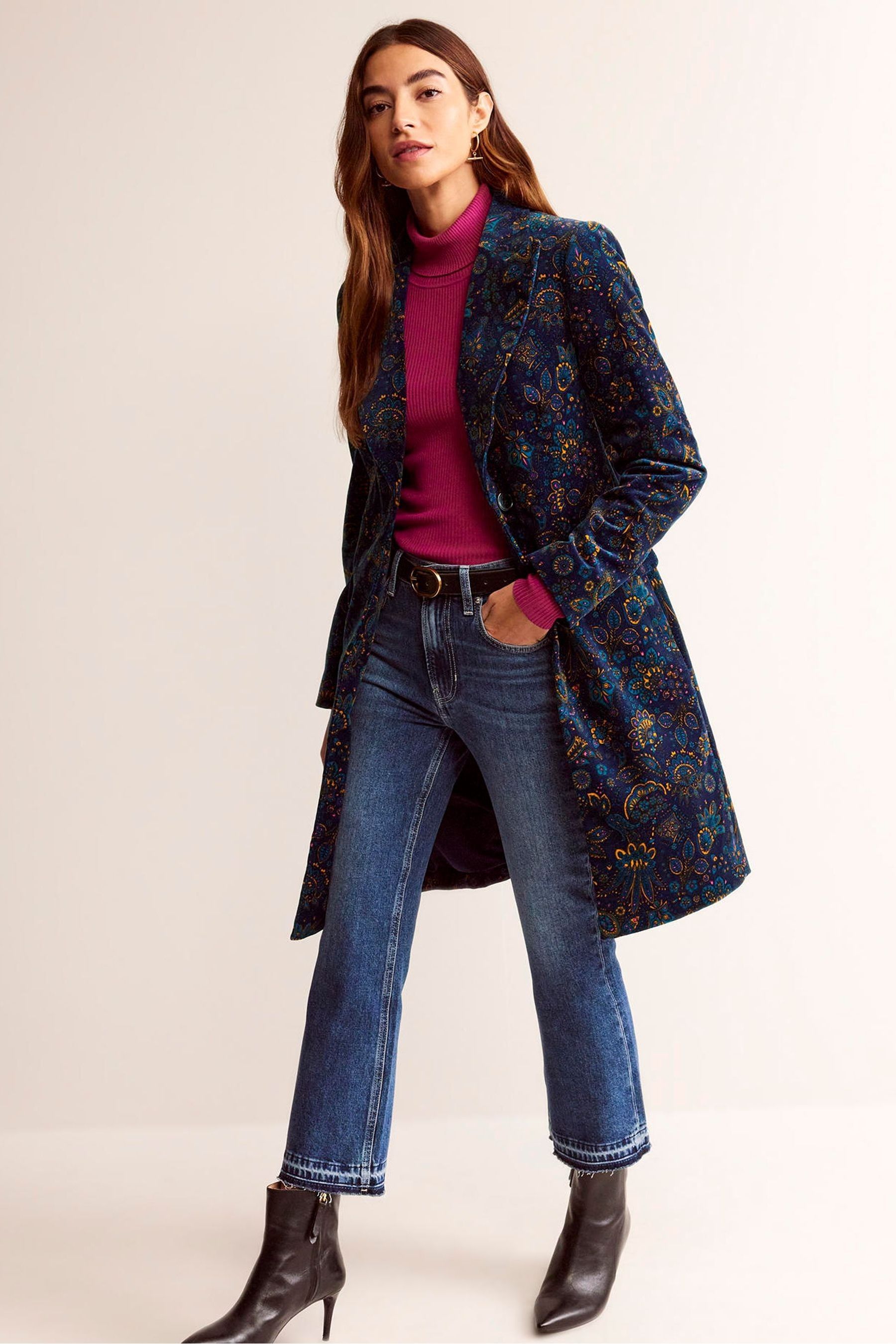 Boden velvet coat clearance