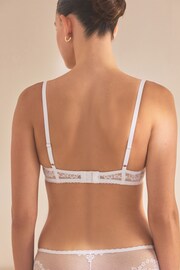 White Non Pad Balcony Lace Bra - Image 4 of 7