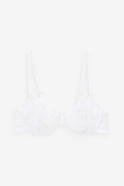 White Non Pad Balcony Lace Bra - Image 6 of 7