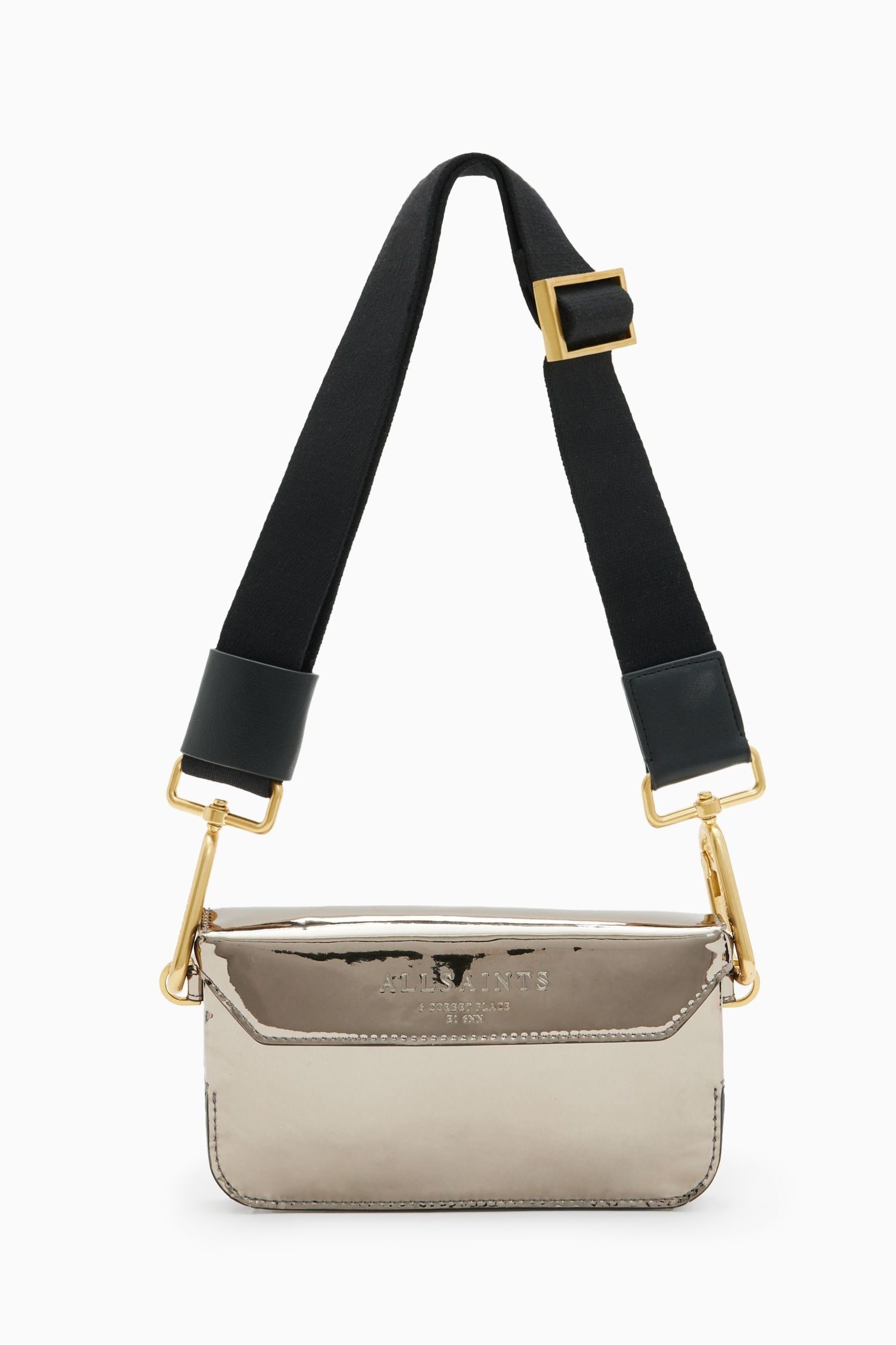 Buy AllSaints Silver Zoe Cross Body Bag from the Next UK online shop