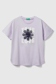 Benetton Girls T-Shirt - Image 1 of 2