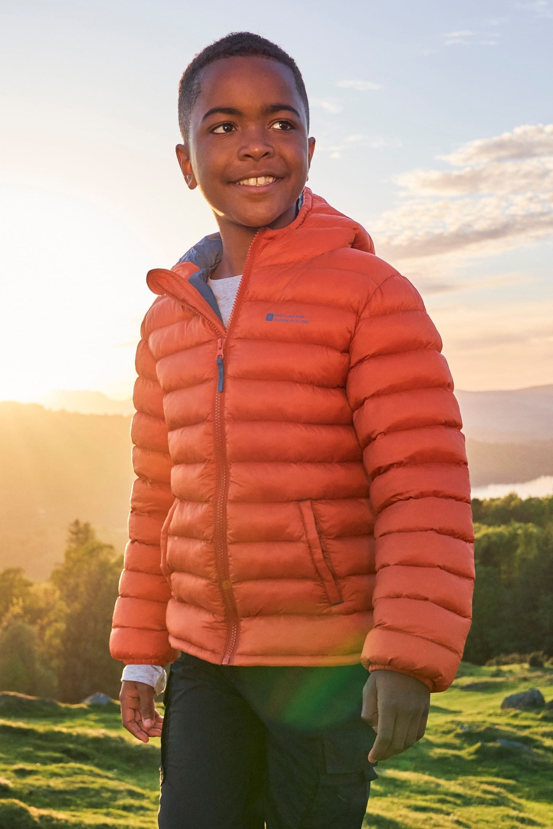 Seasons kids water resistant padded jacket top