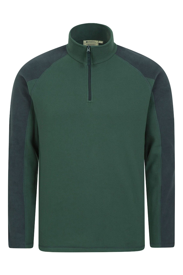 Mountain Warehouse Green Ashbourne Half-Zip Fleece - Image 3 of 3