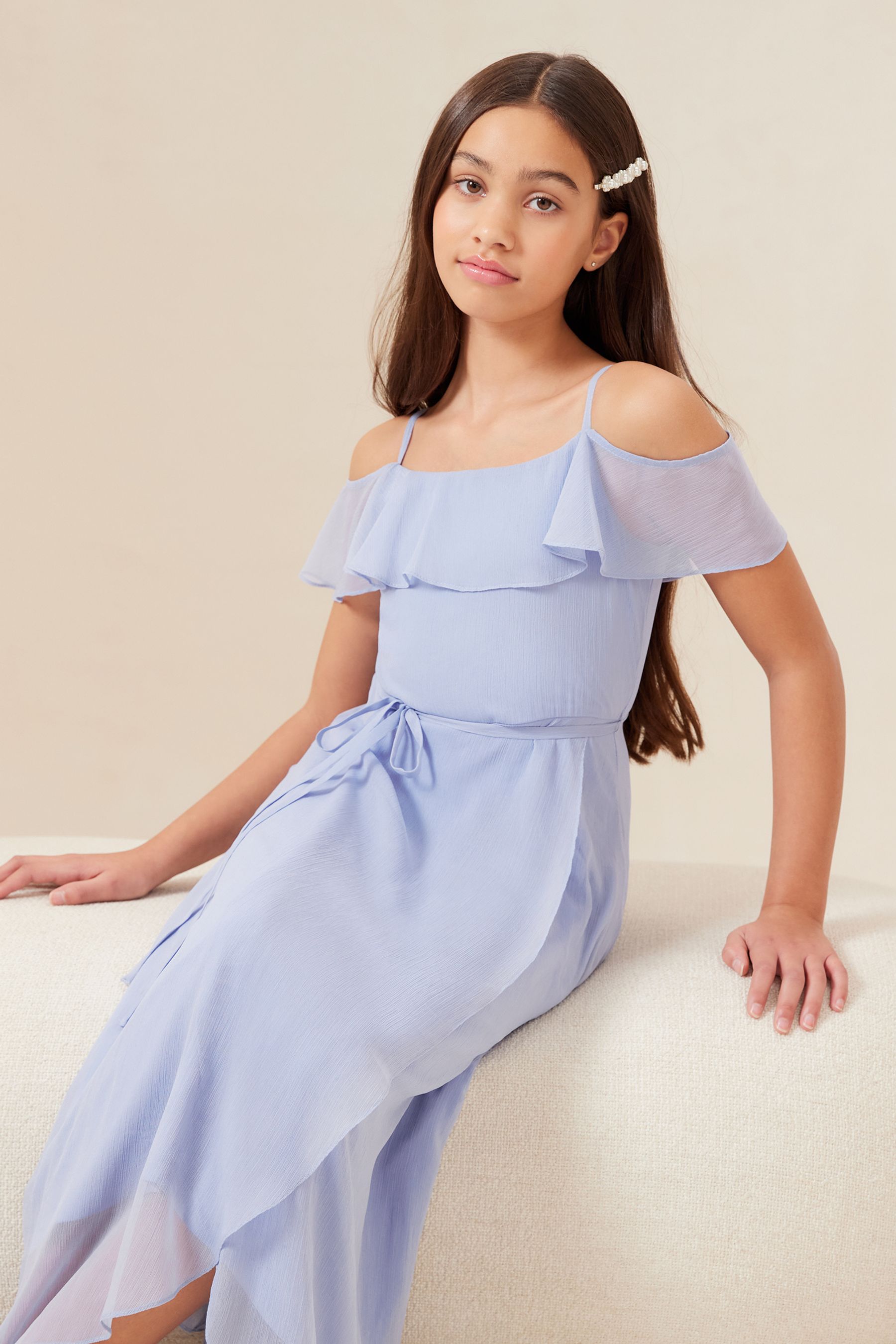 Cold shoulder dress top