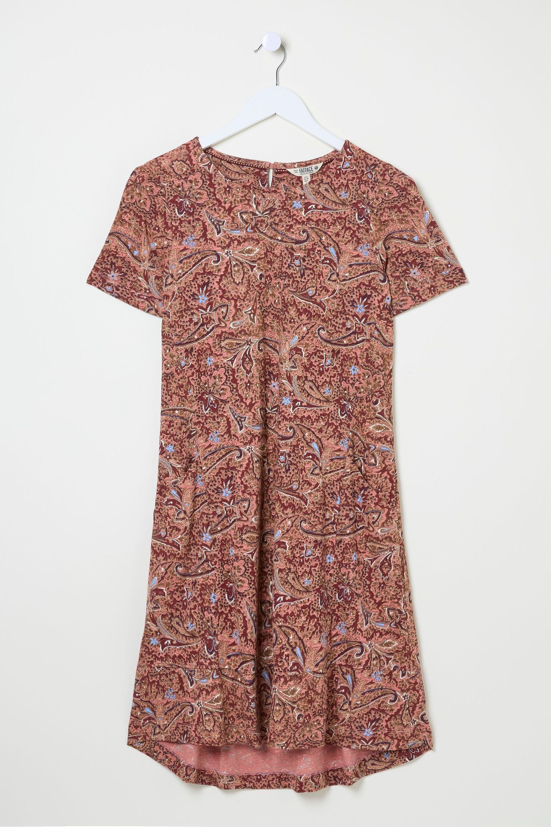 Buy FatFace Simone Pink Jersey Dress from Next Luxembourg
