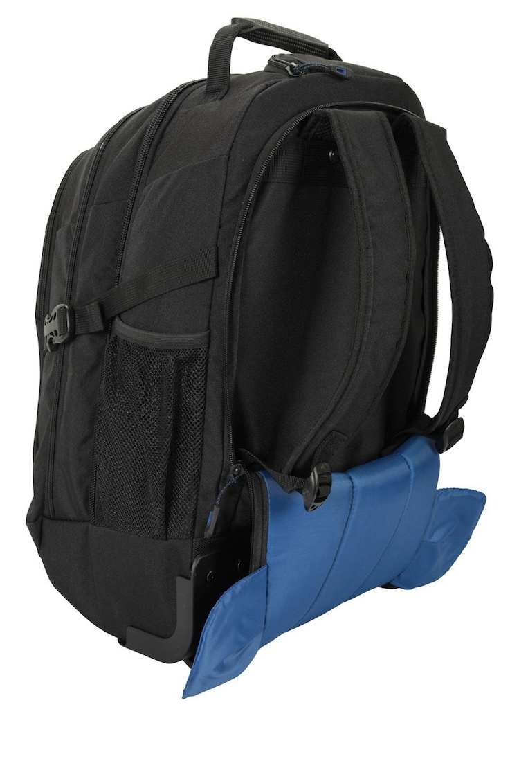 Mountain Warehouse Black Hybrid Wheelie Rucksack Bag 35L - Image 5 of 5