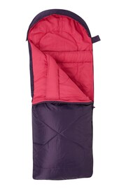 Mountain Warehouse Purple Summit Mini Summer Sleeping Bag - Image 2 of 2