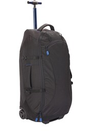 Mountain Warehouse Black Voyager 50L Wheelie Rucksack Bag - Image 1 of 5