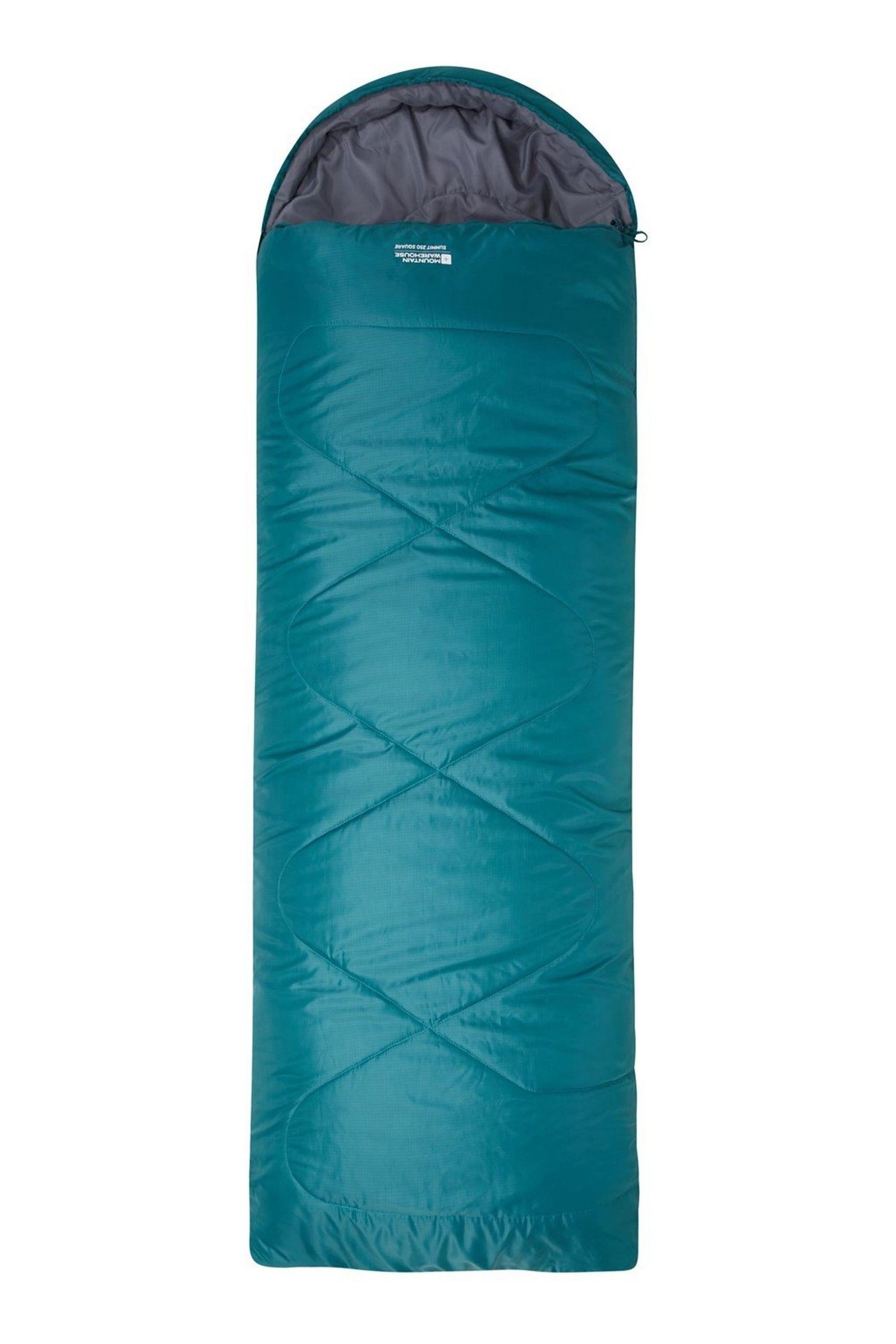 Buy Mountain Warehouse Teal Blue Camping Summit 250 Square Sleeping Bag from the Next UK online shop