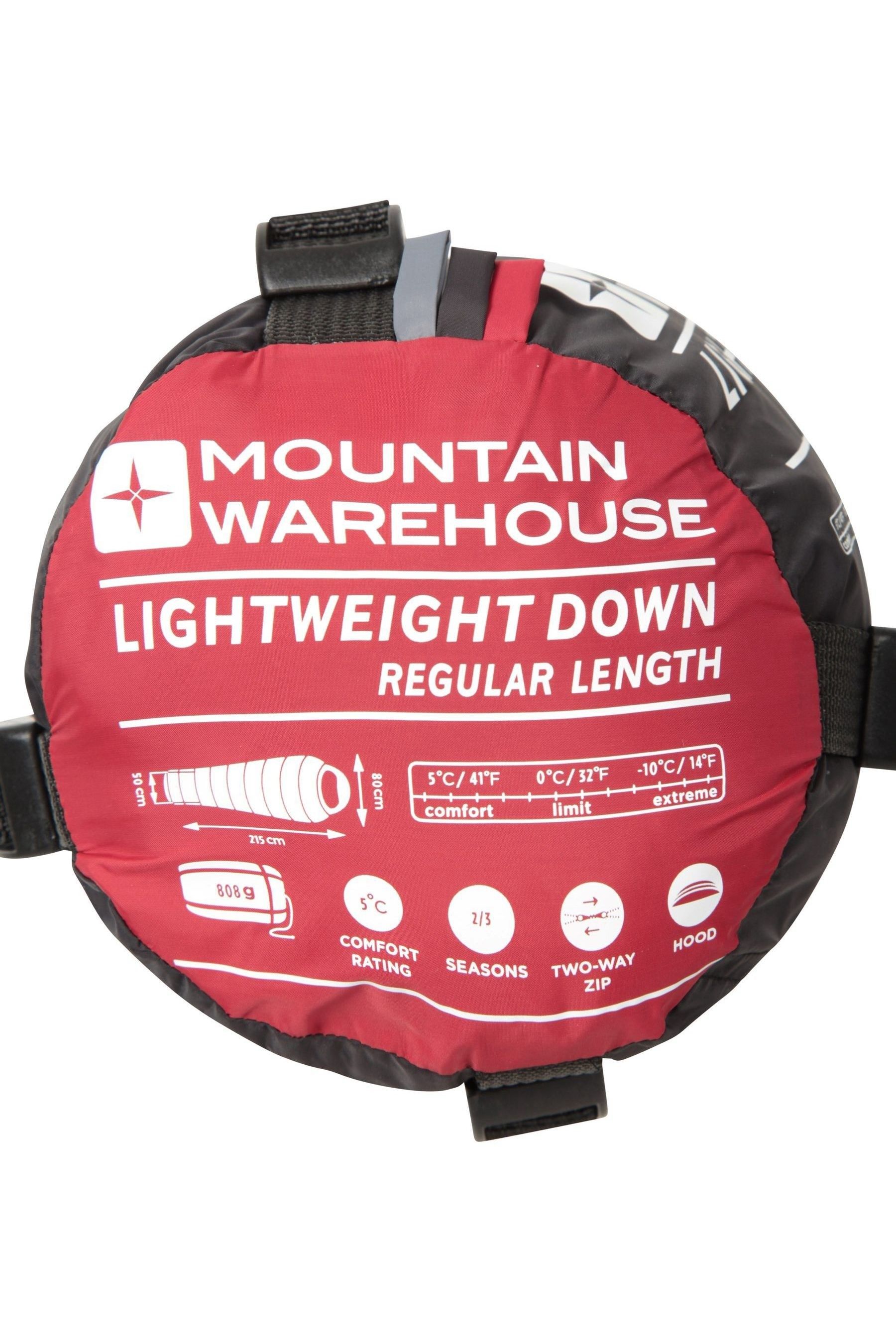 Buy Mountain Warehouse Red Camping Extreme Lightweight Down Sleeping Bag from Next Germany