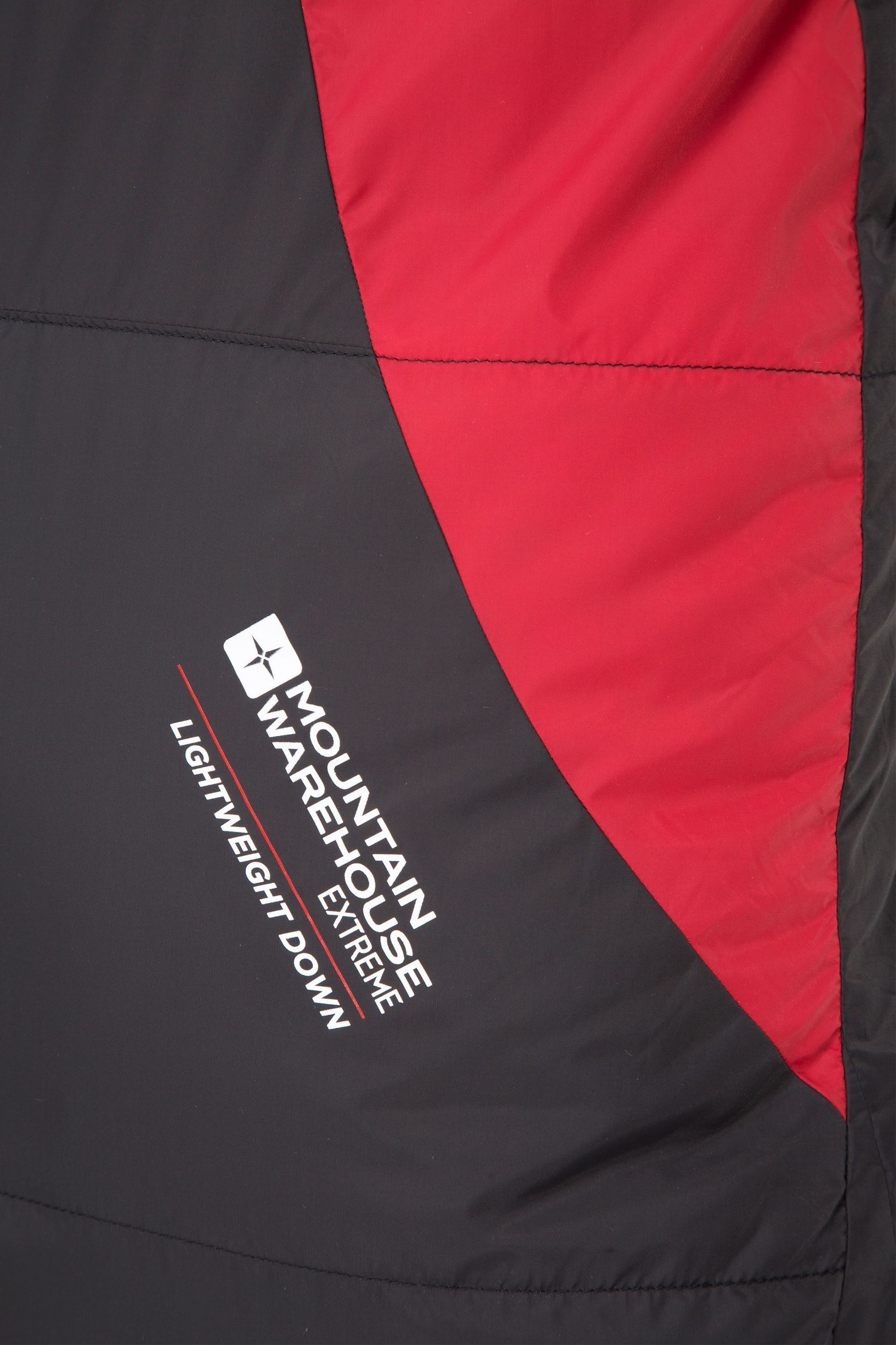 Mountain Warehouse Red Camping Extreme Lightweight Down Sleeping Bag