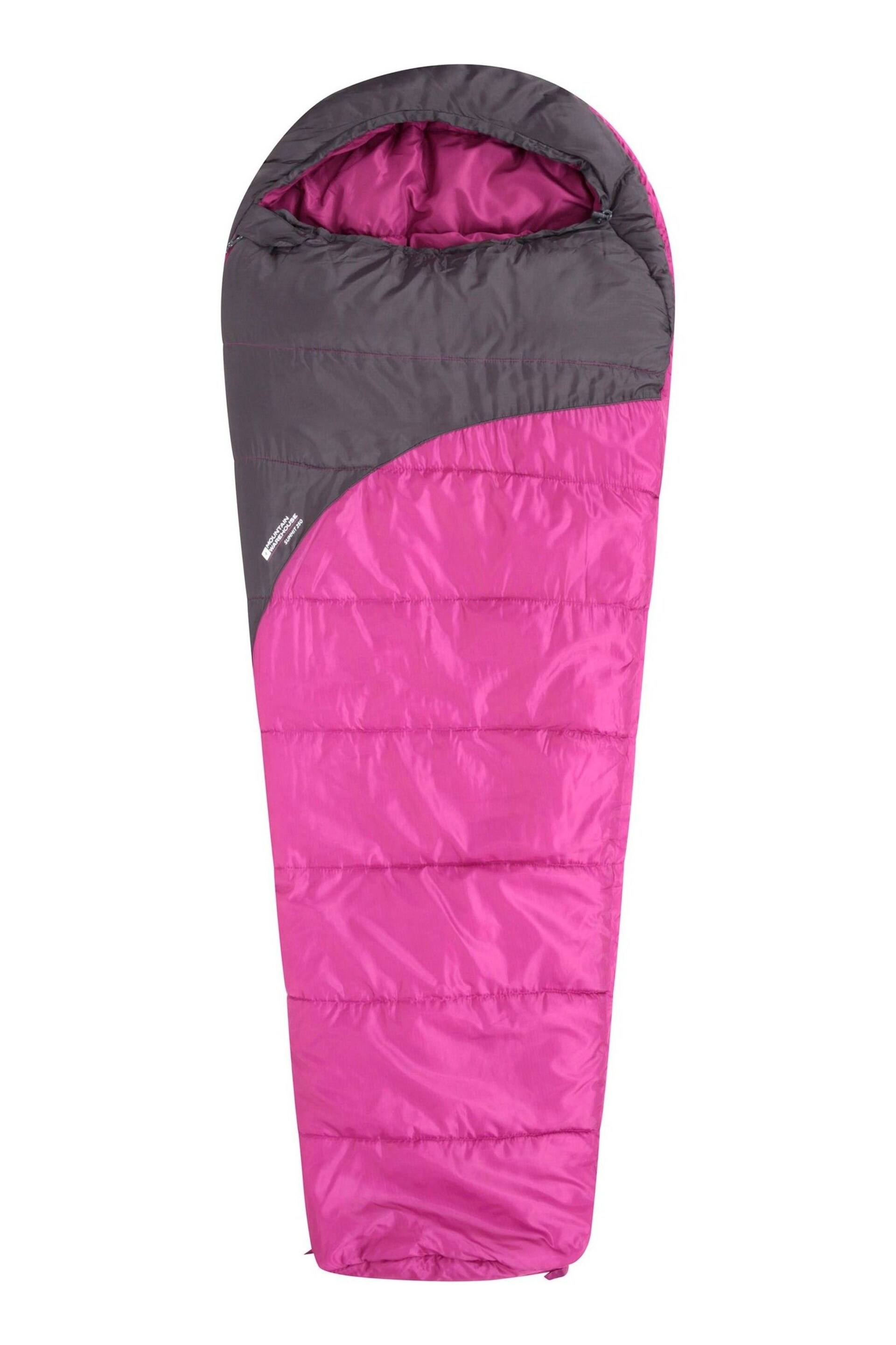 Mountain Warehouse Pink Summit 250 Sleeping Bag - Image 3 of 5
