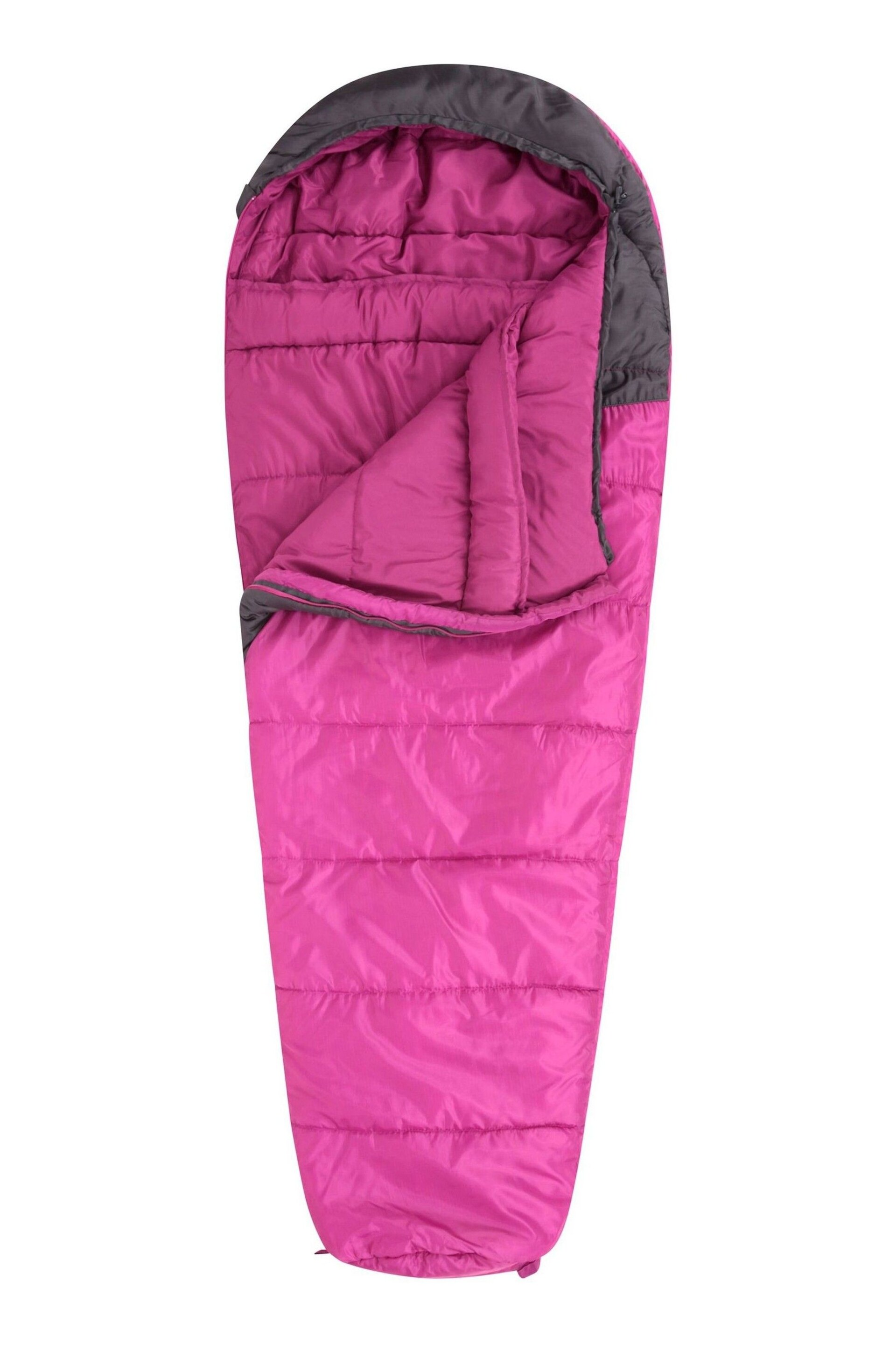 Mountain Warehouse Pink Summit 250 Sleeping Bag - Image 4 of 5