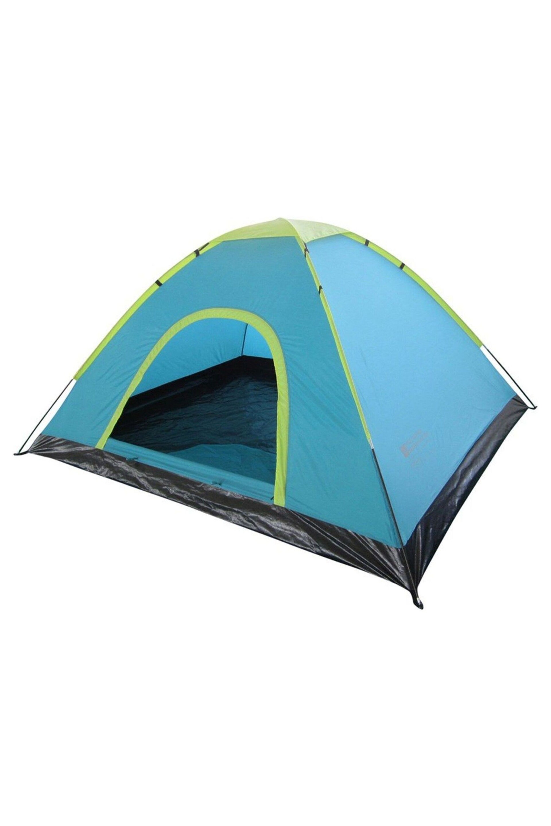 Mountain Warehouse Dark Black Camping Summit 250 Square Sleeping Tent - Image 1 of 1
