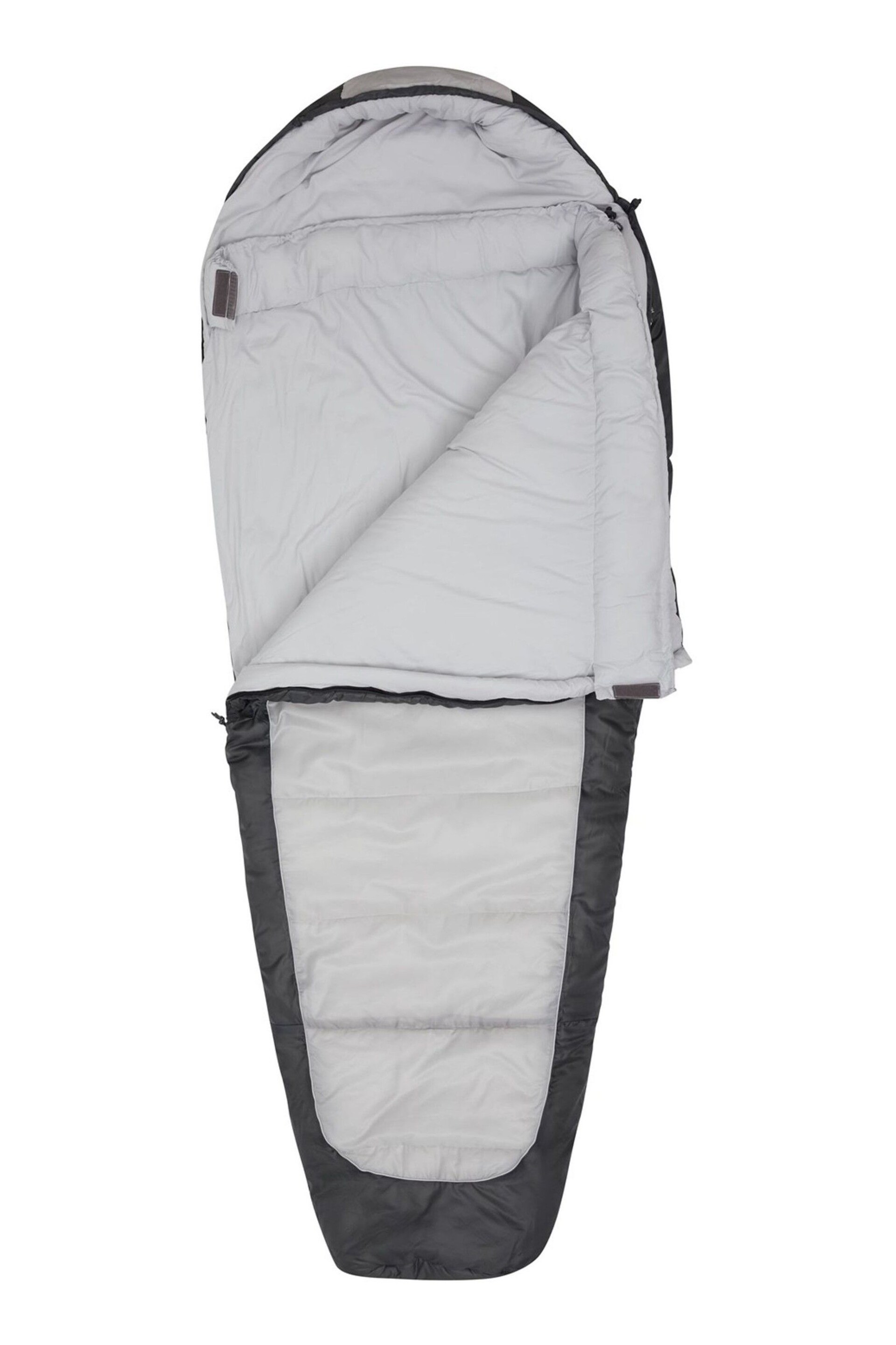 Mountain Warehouse Black Microlite 1400 Sleeping Bag - Image 4 of 6