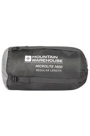 Mountain Warehouse Black Microlite 1400 Sleeping Bag - Image 6 of 6