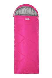 Mountain Warehouse Pink Summit Mini Summer Sleeping Bag - Image 1 of 3