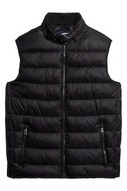 Superdry Black Lightweight Padded Gilet - Image 7 of 9