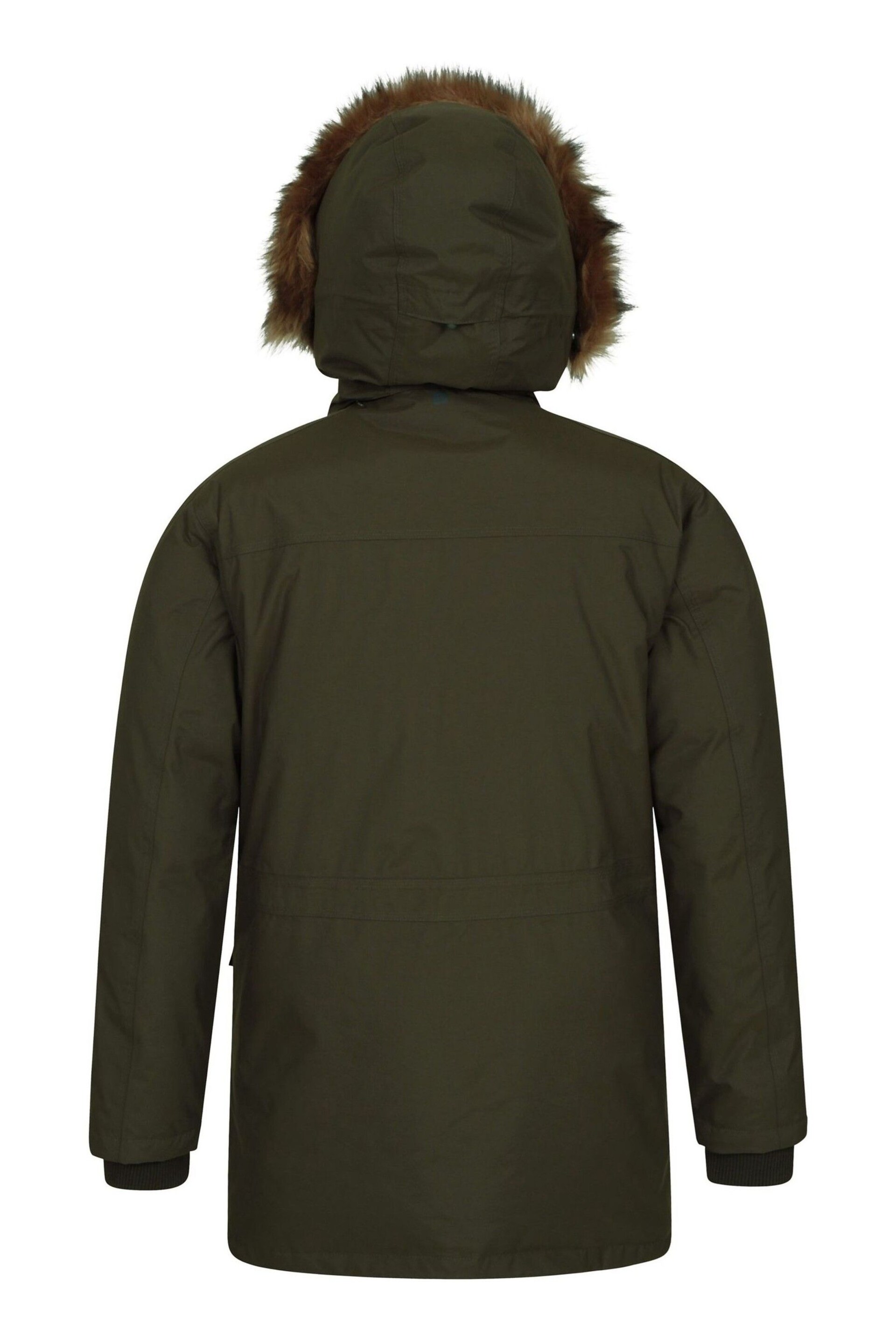 Mountain Warehouse Green Mens Antarctic Extreme Waterproof Down Jacket - Image 3 of 4